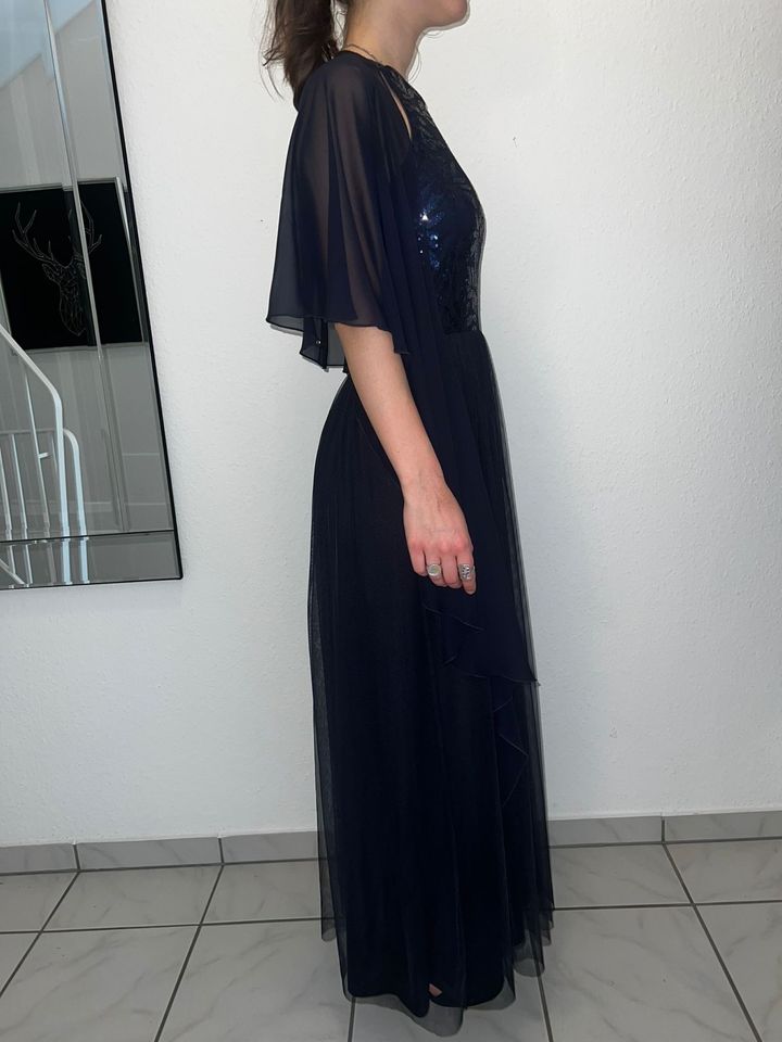 Abendkleid Abiballkleid Esprit dunkelblau Gr. S in Kempen