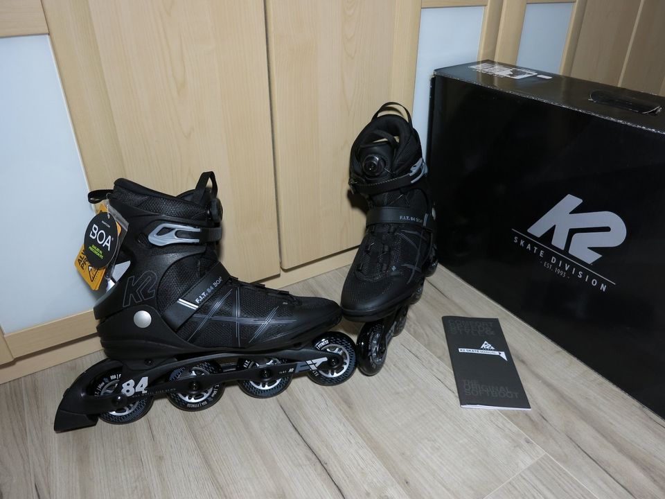 NEU K2 F.I.T. 84 BOA Gr 48 Inliner Skates Neupreis 275€ in Hosenfeld