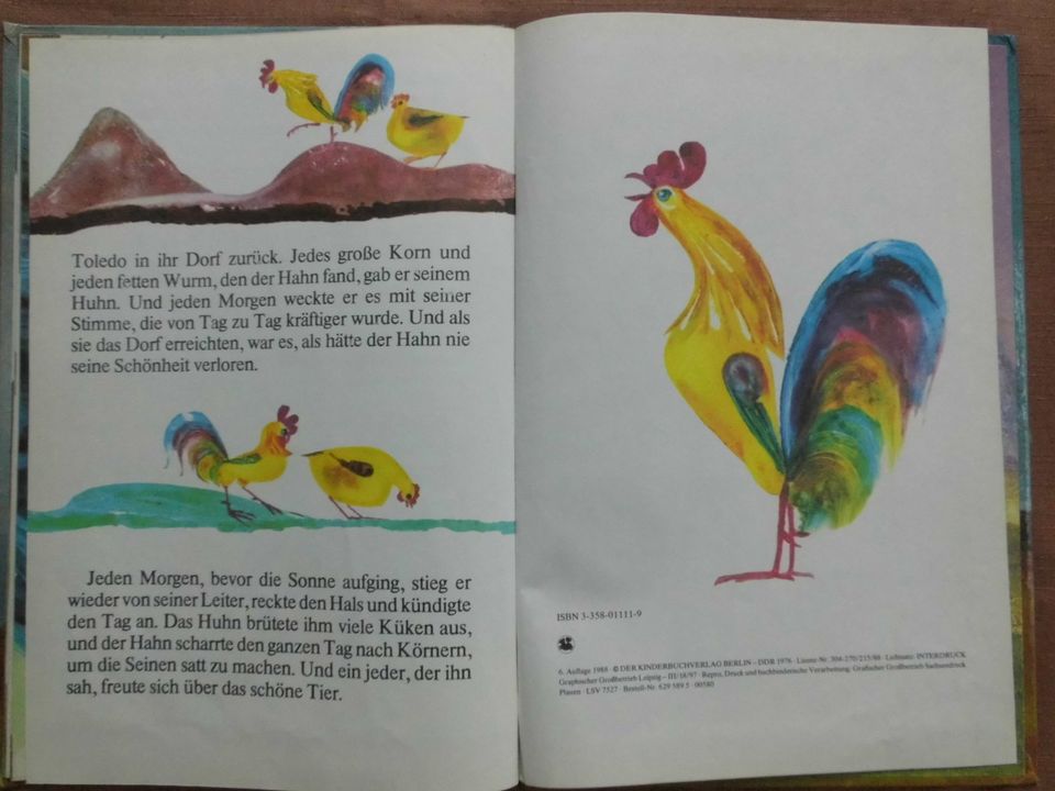 Vom Hahn der auszog, Hofmarschall zu werden (DDR Kinderbuch) in Rödlin
