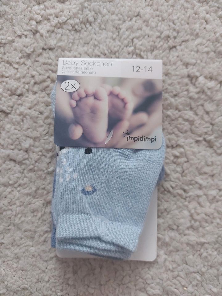 NEU mit Etikett Imidimpi Baby Socken 2× in der Größe 12-14 in Rheinfelden (Baden)