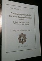 Ausbildungsvorschrift, Feuerwehrdienst-Gruppe Löschangriff. 1948 Sachsen-Anhalt - Weißenfels Vorschau