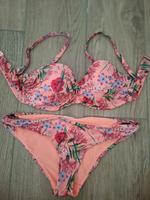Floraler Bikini in lachs/Aprikose 75C Nordrhein-Westfalen - Telgte Vorschau