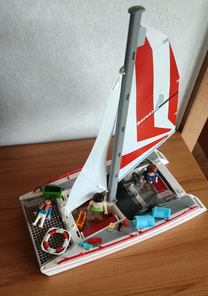 Playmobil 5130 Katamaran Boot Segeln Urlaub in Brilon