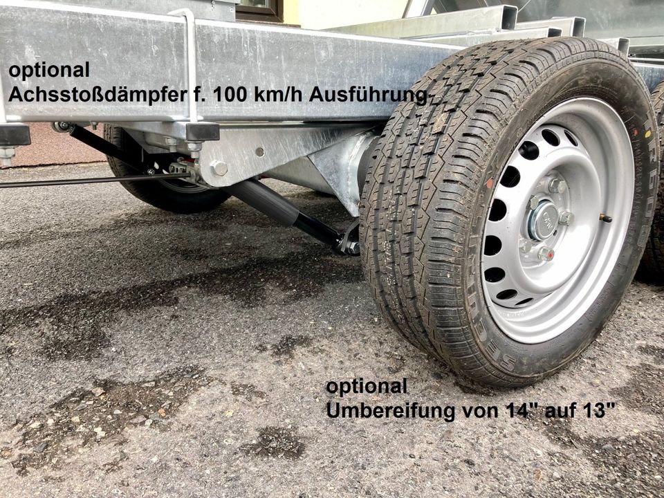 Pkw Anhänger UNSINN U32 | 2,76x1,5m | 2600kg | Heckkipper in Cottbus