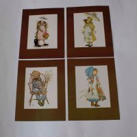 4 x Vintage Holly Hobbie Bilder 32 x 24,5cm sehr schon Nordrhein-Westfalen - Morsbach Vorschau