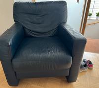 Ledersessel blau zu verschenken Nordrhein-Westfalen - Greven Vorschau