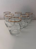 6 x Bowle Gläser mit goldenem Rand Bad Zwischenahn - Bloh Vorschau
