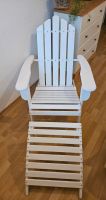 Gartenstuhl Deck Chair Weiß Massivholz Nordrhein-Westfalen - Frechen Vorschau