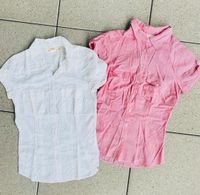 NEU#H&M#Gr.34#Bluse#Hemd#weiß#rot#tailliert Stuttgart - Stuttgart-Mitte Vorschau