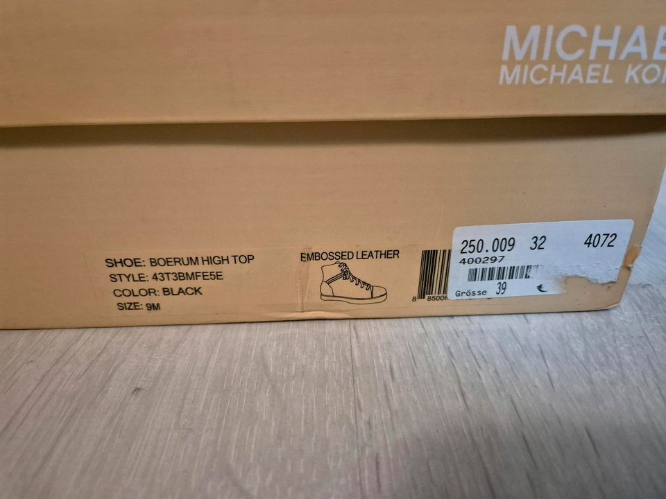 Michael Kors Sneaker, Größe 39, US 9M, schwarz in Frankfurt am Main