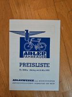 Adler Fahrräder Preisliste Nr.2642/a von 1935 Baden-Württemberg - Klettgau Vorschau