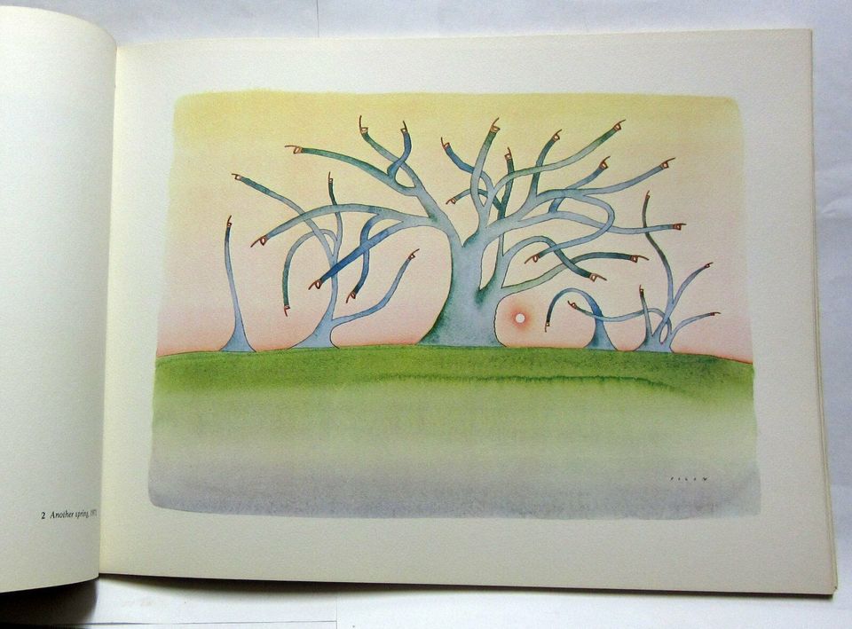 Folon - La Mort D'un Arbre (Ein Baum stirbt) Aquarelle in Düren