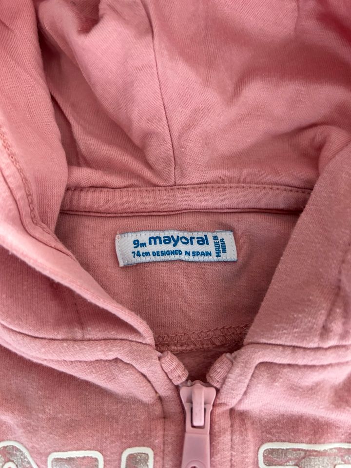 Sweatjacke von Mayoral, Größe 74, super Zustand ! in Kernen im Remstal