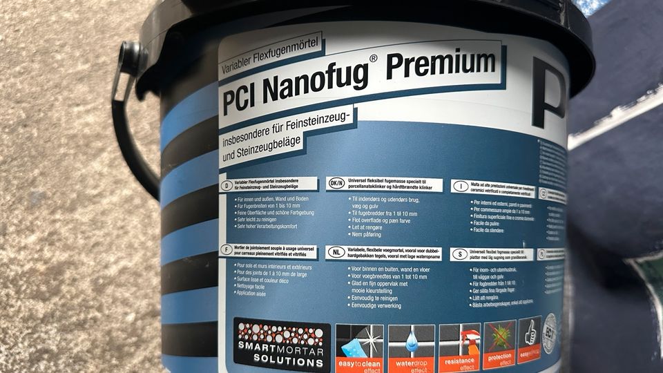 PCI Nanofug Premium Basaltgrau  5 Kg in Duisburg
