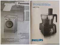 Bedienungsanleitung Philips Küchenmaschine Panasonic Waschmaschi Pankow - Weissensee Vorschau