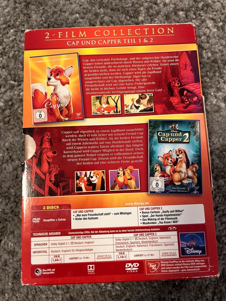 Disney Cap und Capper 1 und 2 als DVD in Sieverstedt