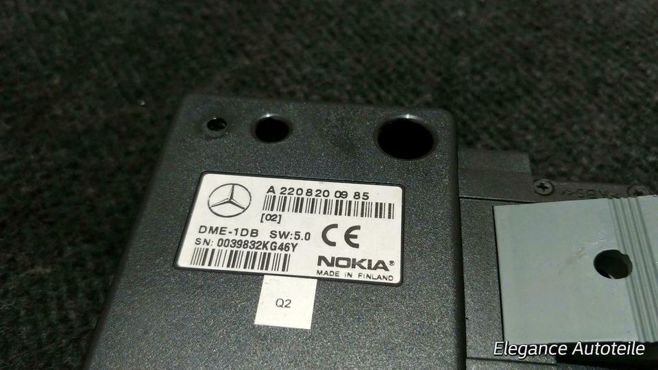 Mercedes-Benz W220 S500 Steuergerät für Nokia Telefon a2208200985 in Hamburg