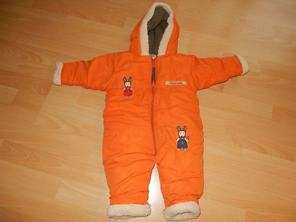 süßer Baby Schneeoverall Gr. 62 in Mittweida