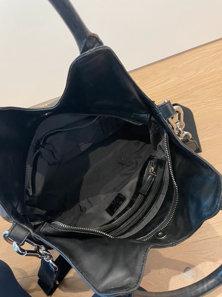 Jette Joop Shopper Handtasche schwarz Leder in Hoppstädten-Weiersbach