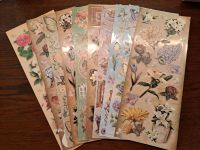 Sticker Glitzermotive Shabby Vintage Scrapbooking Junkjournal Niedersachsen - Braunschweig Vorschau