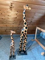 Holzgiraffen Dekofiguren Giraffen Niedersachsen - Pattensen Vorschau