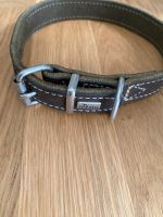 Halsband Hund 30 cm Umfang Hunter Leder Khaki braun Niedersachsen - Bodenwerder Vorschau