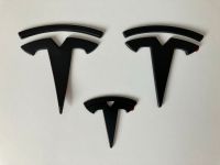 Tesla Logo Schwarz matt - Model 3 Bayern - Bad Neustadt a.d. Saale Vorschau