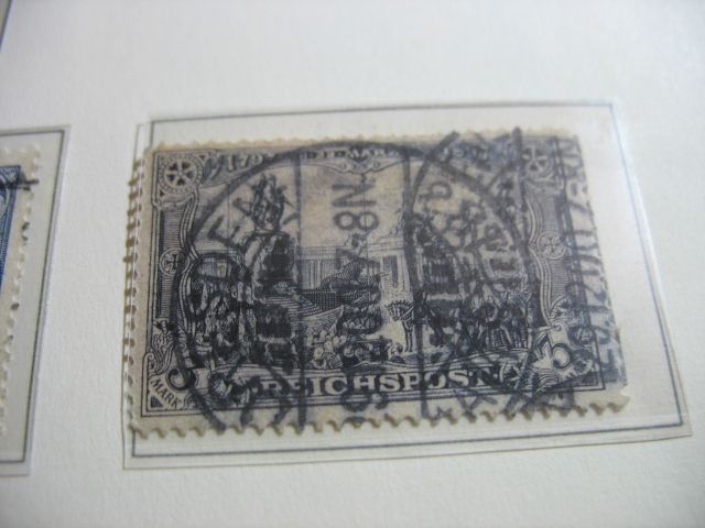 Briefmarkensammlung Deutsches Reich Brustschild bis Germania in Konstanz
