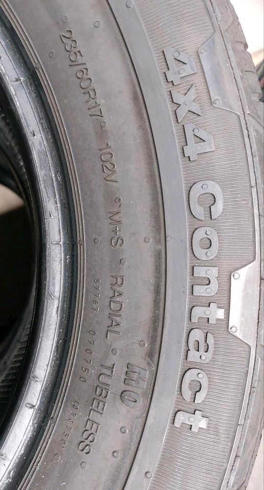 4x Conti4x4Contact 235/60 R17 in Grafenrheinfeld