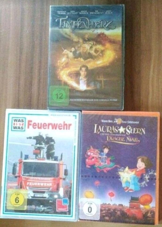 Lauras Stern, Tintenherz, was ist was Feuerwehr DVD in Schöllkrippen