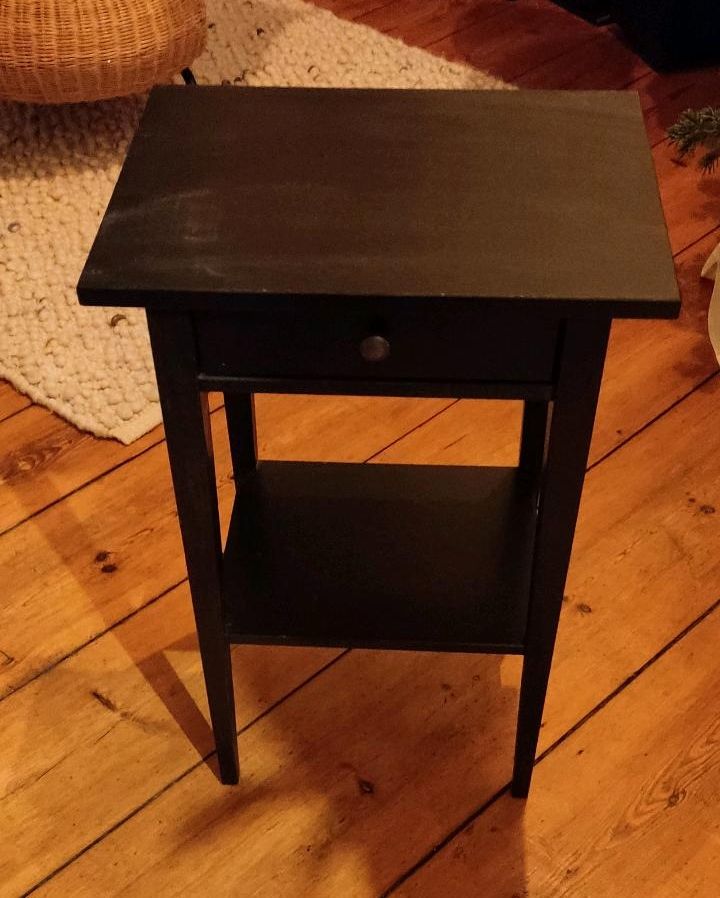 Ikea Hemnes Nachttisch schwarz in Hamburg