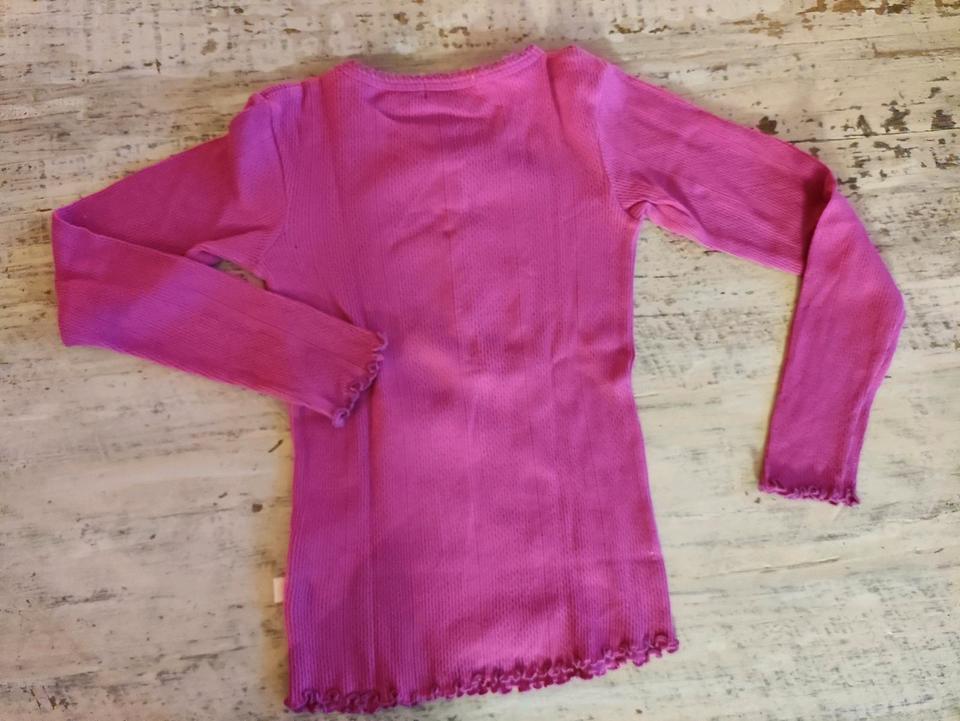 AYA NAYA Shirt Henley 7y 122 Longsleeve Langarm Pink TOP Skandi in Stuttgart