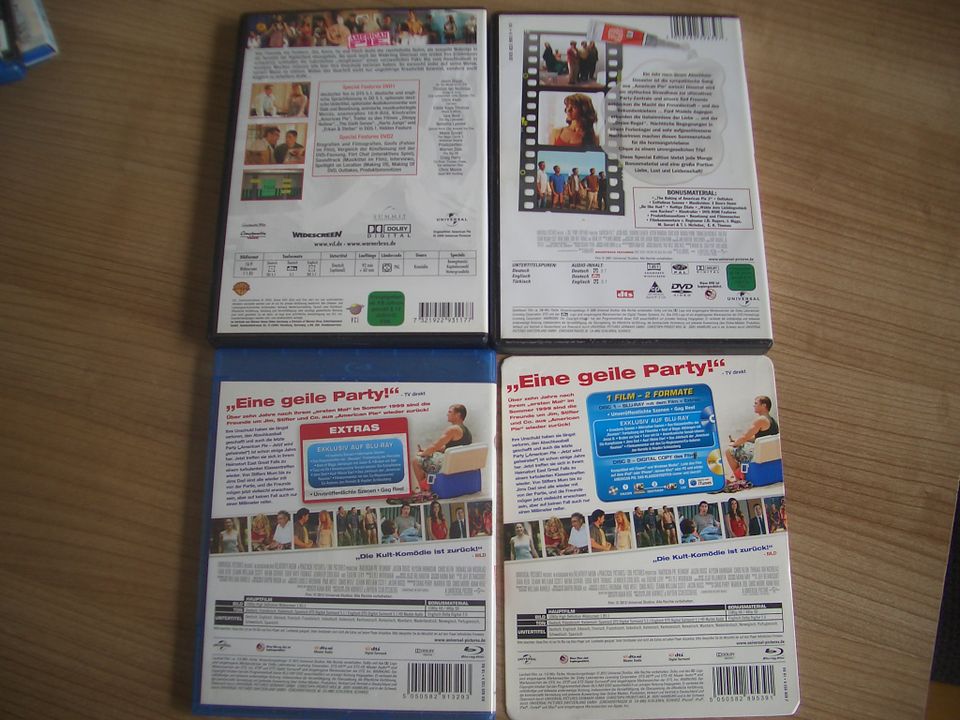 DVD American Pie 1, 2 + Blu-ray Am. Pie Klassentreffen in Salzkotten