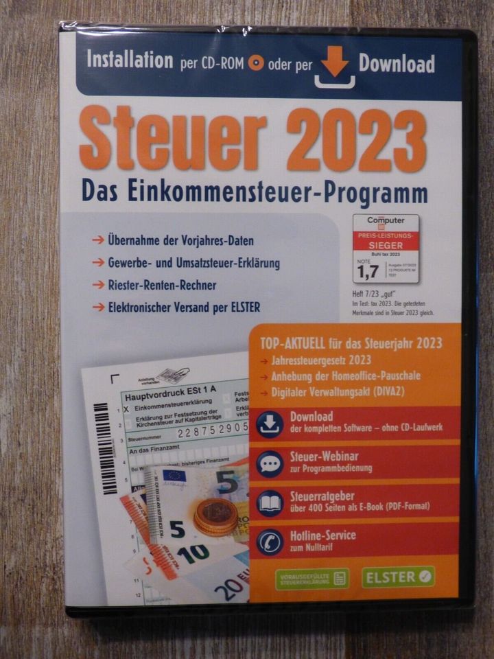 ALDI Steuer 2023 Software Nagelneu Originalverpackt in Dresden
