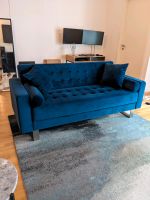 Samt Couch Sofa Blau 2,5 Sitzer Friedrichshain-Kreuzberg - Friedrichshain Vorschau