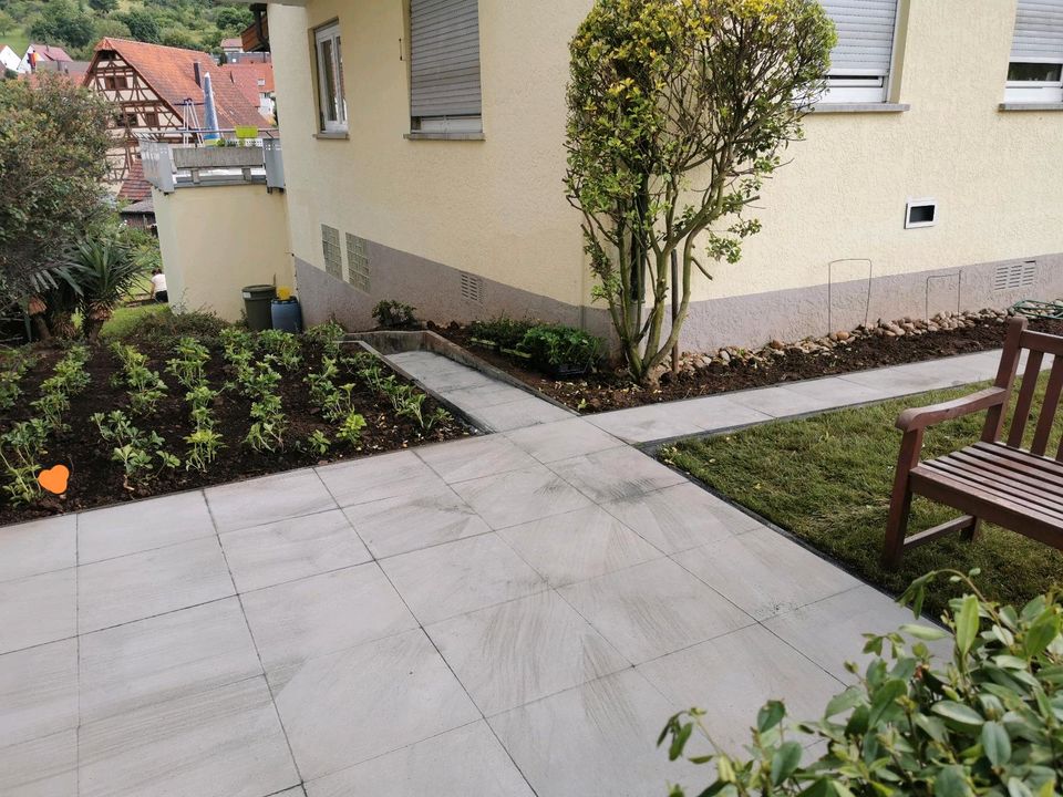 Pflasterarbeiten Gartenbau Handwerk Fliesenleg Trockenbau Verputz in Aalen