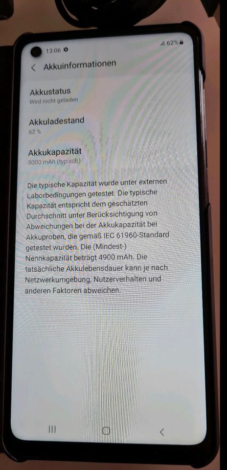 Samsung Galaxy  Modell A21S in Ismaning