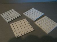 Lego - 4 dunkelgraue Platten , 6x6 (T208) Nordrhein-Westfalen - Herford Vorschau