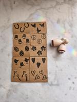 Neu 50 Ministempel 12x12mm Gastgeschenk Hochzeit Niedersachsen - Rühen Vorschau