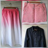 LEINEN - Bluse Marc o'Polo Blau 38 Rock Lang 36 kurz 42 Pink Weiß Nordrhein-Westfalen - Krefeld Vorschau