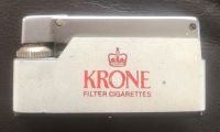 Altes Gasfeuerzeug „Krone Filter Cigarettes“. Feuerzeug. Hessen - Bruchköbel Vorschau