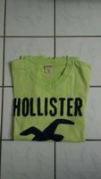 T-Shirt von HOLLISTER, neon mit Motiv in dunkelblau, Gr. S (158) Thüringen - Erfurt Vorschau