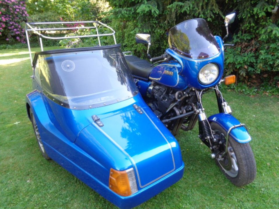 Yamaha XS1100 Gespann EML GT 2   1 1/2 Sitzer in Süderau