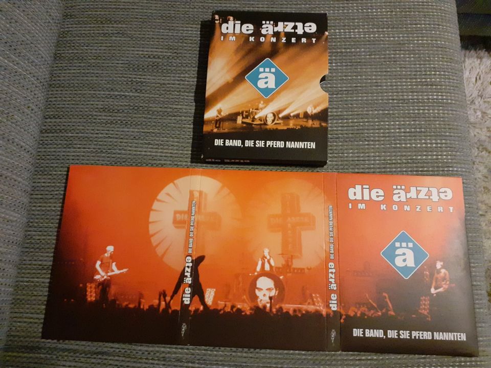 Alt ÄRZTE - Die Band Pferd 2 DVDs DVD Live Musik Konzert in Regensburg