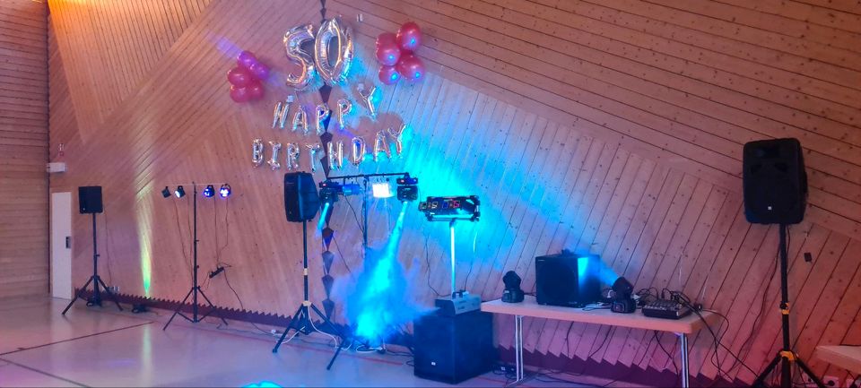 Party Disco Lichtanlage Moving Head LED Dmx Laser Nebelmaschine in Bad Herrenalb