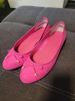 Pinke Velour-Ballerinas von Marco Tozzi, Größe 40 Nordrhein-Westfalen - Rheine Vorschau