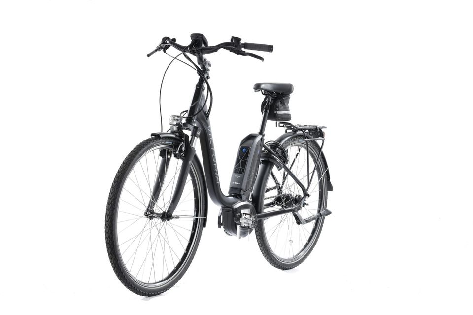 VICTORIA e-Trekking 7.6 - 2021 - 46 cm (S) | nur 496 km | Bosch Active Line Plus (50 Nm) 500 Wh | UVP 2.799 € | 1 Jahr Garantie | E Bike City Tiefeinsteiger in Ottobrunn