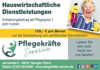Wir bieten Reinigungs- und Hausmeisterservice, über den Entlastungsbetrag Baden-Württemberg - Giengen an der Brenz Vorschau