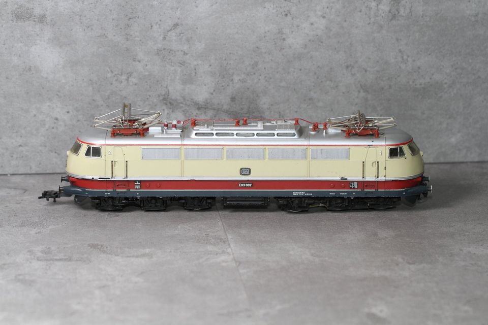 Märklin H0 DC, TEE Ellok E03 002 der DB in Ahrensburg