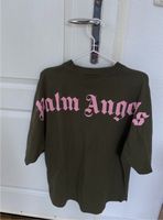 Palm Angels Shirt Oliv pink Hessen - Bad Vilbel Vorschau